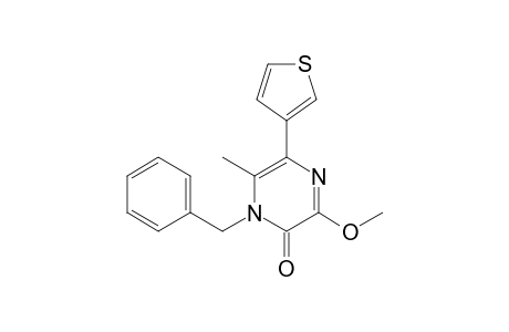 1-Benzyl-3-methoxy-6-methyl-5-(3-thienyl)-2(1H)-pyrazinone