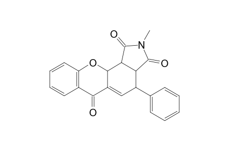 2-Methyl-1,3-dioxo-4-phenyl-3a,4,11a,11b-tetrahydropyrrolo[3,4-c]xanthone