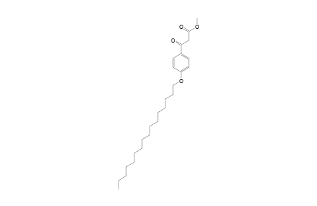 [p-(hexadecyloxy)benzoyl]acetic acid, methyl ester