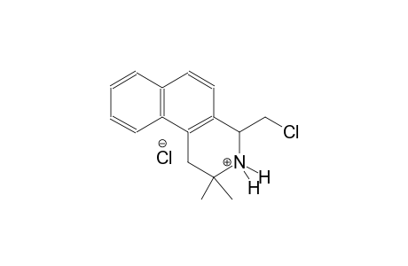 benz[f]isoquinolinium, 4-(chloromethyl)-1,2,3,4-tetrahydro-2,2-dimethyl-, chloride