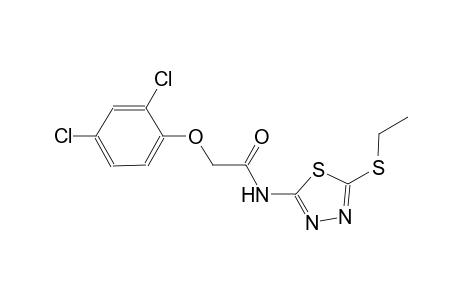 2-(2,4-dichlorophenoxy)-N-[5-(ethylsulfanyl)-1,3,4-thiadiazol-2-yl]acetamide