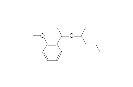 (E)-1-methoxy-2-(4-methylhepta-2,3,5-trien-2-yl)benzene