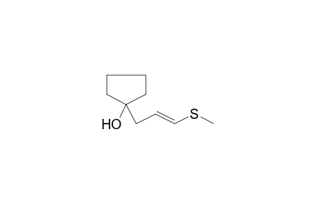 1-[(2E)-3-(Methylsulfanyl)-2-propenyl]cyclopentanol