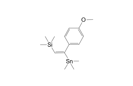 (E)-(2-(4-methoxyphenyl)-2-(trimethylstannyl)vinyl)trimethylsilane