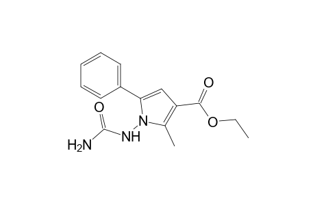 2-methyl-5-phenyl-1-ureidopyrrole-3-carboxylic acid, ethyl ester