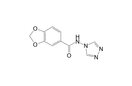 N-(4H-1,2,4-triazol-4-yl)-1,3-benzodioxole-5-carboxamide