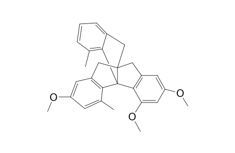 5,15-Dimethyl-2,4,7-trimethoxy-9H,10H-4b,9a-([1,2]benzenomethano)indeno[1,2-a]indene