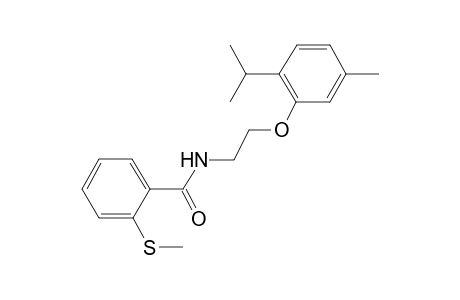 N-[2-(2-Isopropyl-5-methyl-phenoxy)-ethyl]-2-methylsulfanyl-benzamide