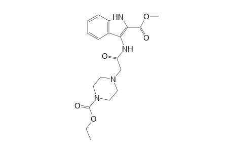 methyl 3-({[4-(ethoxycarbonyl)-1-piperazinyl]acetyl}amino)-1H-indole-2-carboxylate