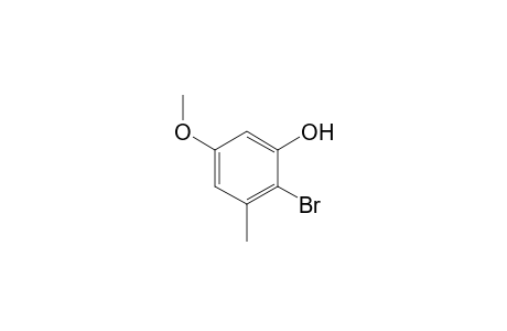 2-bromo-5-methoxy-m-cresol