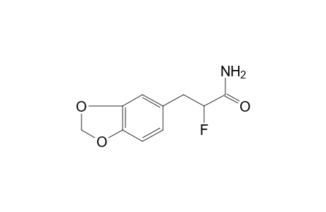 alpha-Fluoro-3,4-(methylenedioxy)hydrocinnamamide