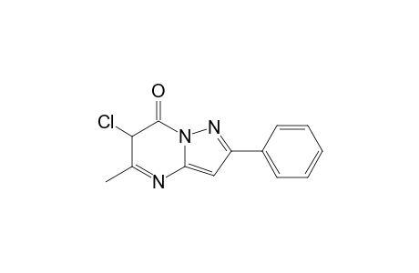 6-CHLORO-5-METHYL-2-PHENYL-6H-PYRAZOLO-[1,5-A]-PYRIMIDIN-7-ONE