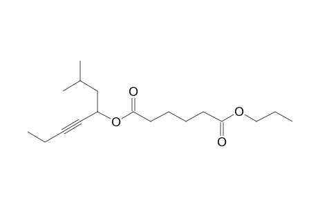 Adipic acid, 2-methyloct-5-yn-4-yl propyl ester