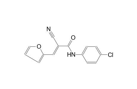 (2E)-N-(4-chlorophenyl)-2-cyano-3-(2-furyl)-2-propenamide