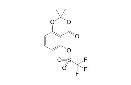 2,2-dimethyl-4-oxo-4H-benzo[d][1,3]dioxin-5-yl trifluormethanesulfonate