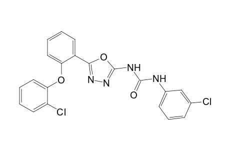 N-{5-[2'-(2"-Chlorophenoxy)phenyl]-1,3,4-oxadiazol-2-yl}-N'-(3"'-chlorophenyl)urea