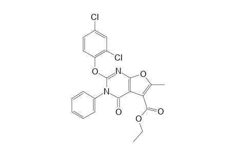 2-(2,4-Dichlorophenoxy)-5-ethoxycarbonyl-6-methyl-3-phenylfuro[2,3-d]pyrimidin-4(3H)-one