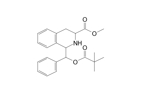 Methyl 1-[[(2,2-dimethylpropanoyl)oxy](phenyl)methyl]-1,2,3,4-tetrahydro-3-isoquinolinecarboxylate