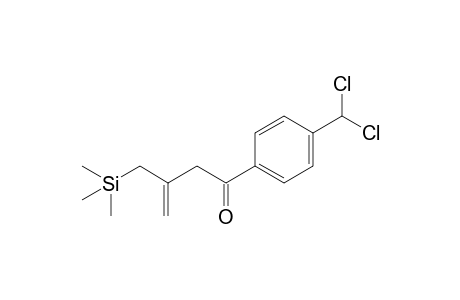 1-[4-(dichloromethyl)phenyl]-3-(trimethylsilylmethyl)but-3-en-1-one