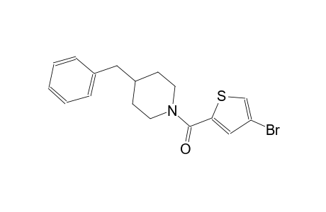 4-benzyl-1-[(4-bromo-2-thienyl)carbonyl]piperidine
