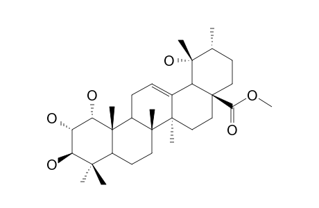 METHYL-1-ALPHA,2-ALPHA,3-BETA,19-ALPHA-TETRAHYDROXY-URS-12-EN-28-OATE