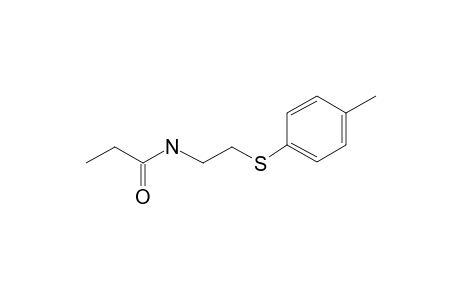 N-[2-(4-Methylphenylthio)ethyl]propionamide