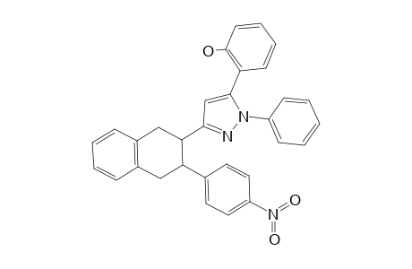 5-(2-Hydroxyphenyl)-1-phenyl-3-{2-[3-(4-nitrophenyl)-1,2,3,4-tetrahydronaphthyl]}pyrazole