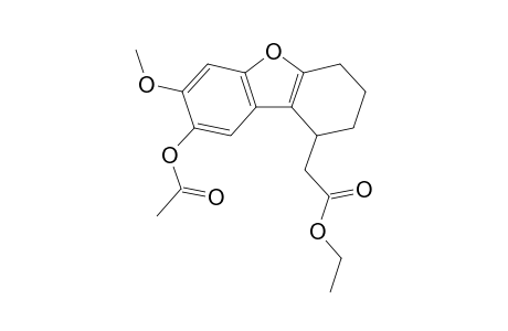 Ethyl [8-(acetyloxy)-7-methoxy-1,2,3,4-tetrahydrodibenzo[b,d]furan-1-yl]acetate