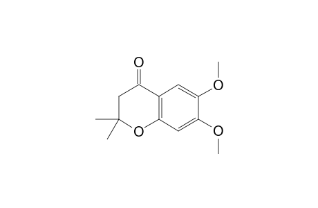 6,7-Dimethoxy-2,2-dimethyl-4-chromanone