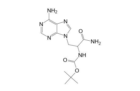 Adenine-9-propanamide, .alpha.-t-butoxycarbonylamino-