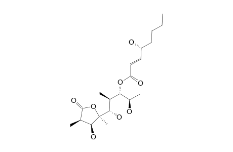 (1S,2R,3S,4R)-1,4-DIHYDROXY-1-[(2R,3S,4R)-3-HYDROXY-2,4-DIMETHYLBUTANOLID-4-YL]-2-METHYLPENTAN-3-YL-(E)-(R)-4-HYDROXY-2-OCTENOATE