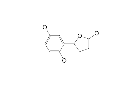 5-(2'-Hydroxy-5'-methoxyphenyl)tetrahydrofuran-2-ol