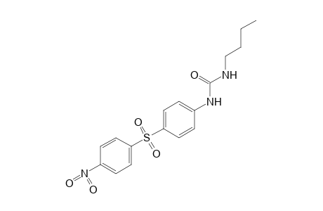 1-butyl-3-{p-[(p-nitrophenyl)sulfonyl]phenyl}urea