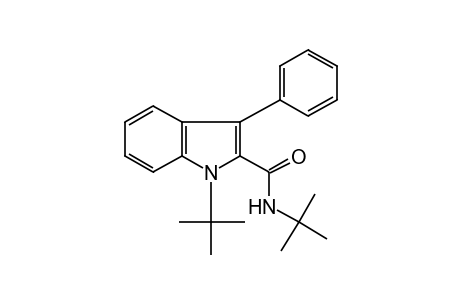 Indole-2-carboxamide, N,1-di-tert-butyl-3-phenyl-