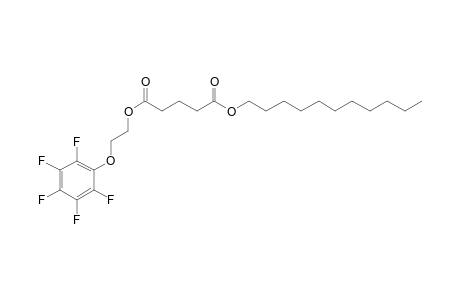 Glutaric acid, 2-(pentafluorophenoxy)ethyl undecyl ester