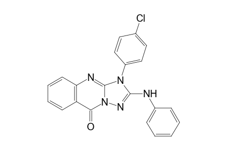 2-Anilino-3-(4-chlorophenyl)-[1,2,4]triazolo[5,1-b]quinazolin-9-one