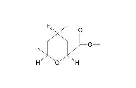 cis-4,cis-6-DIMETHYLTETRAHYDRO-2H-PYRAN-R-2-CARBOXYLIC ACID, METHYLESTER