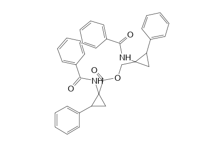 1-benzamido-2-phenylcyclopropanecarboxylic acid, ester with 1-benzamido-2-phenylcyclopropanemethanol
