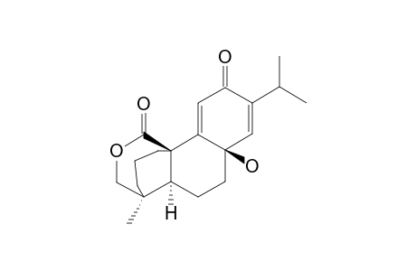 (-)-(4-S,5-S,8-R,10-R)-8,18-DIHYDROXY_12-OXO-ABIETA-9-(11),13-DIEN-20-OIC_ACID_18,20-LACTONE