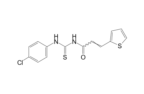 1-(p-chlorophenyl)-3-[3-(2-thienyl)acryloyl]-2-thiourea