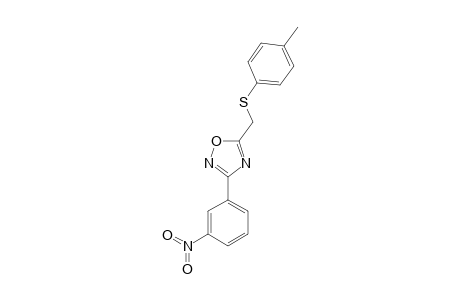 3-(m-nitrophenyl)-5-[(p-tolylthio)methyl]-1,2,4-oxadiazole