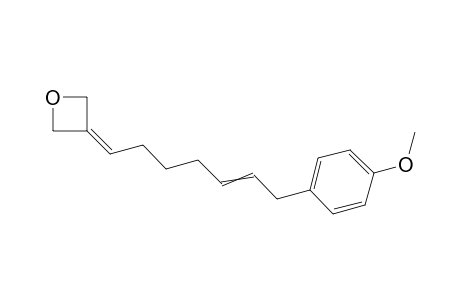 3-[7-(4-methoxyphenyl)hept-5-enylidene]oxetane