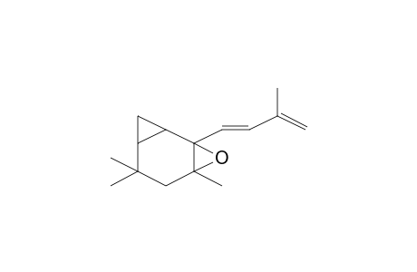 4,6,6-Trimethyl-2-(3-methylbuta-1,3-dienyl)-3-oxatricyclo[5.1.0.0(2,4)]octane