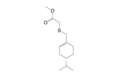 2-[(4-isopropylcyclohexen-1-yl)methylthio]acetic acid methyl ester