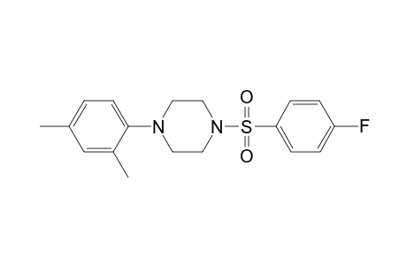 1-(2,4-Dimethylphenyl)-4-[(4-fluorophenyl)sulfonyl]piperazine