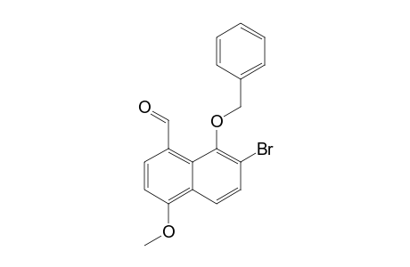 7-Bromo-8-(benzyloxy)-4-methoxynaphthalene-1-carbaldehyde