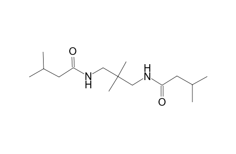 N-{2,2-dimethyl-3-[(3-methylbutanoyl)amino]propyl}-3-methylbutanamide