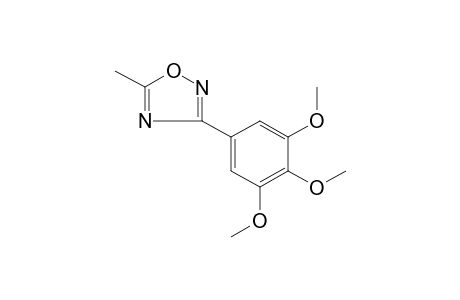 5-methyl-3-(3,4,5-trimethoxyphenyl)-1,2,4-oxadiazole