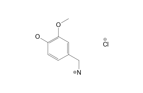 4-Hydroxy-3-methoxybenzylamine hydrochloride