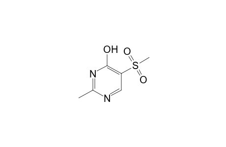 2-methyl-5-(methylsulfonyl)-4-pyrimidinol